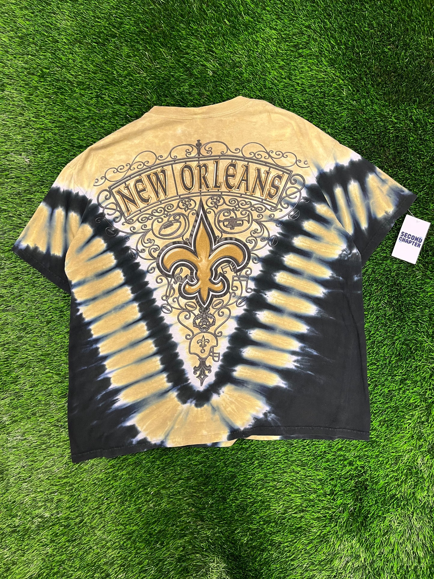 00s New Orleans Saints Tie Dye Shirt (XL)