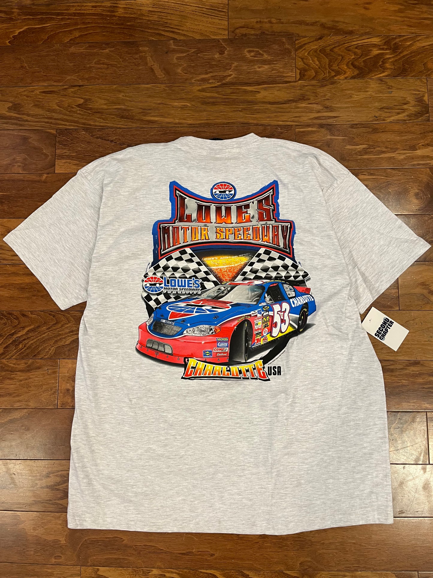 2004 Lowe's Motor Speedway Nascar Pocket Tee (XXL)