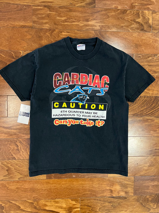 90s Carolina Panthers Cardiac Cats Vintage Tee (M)