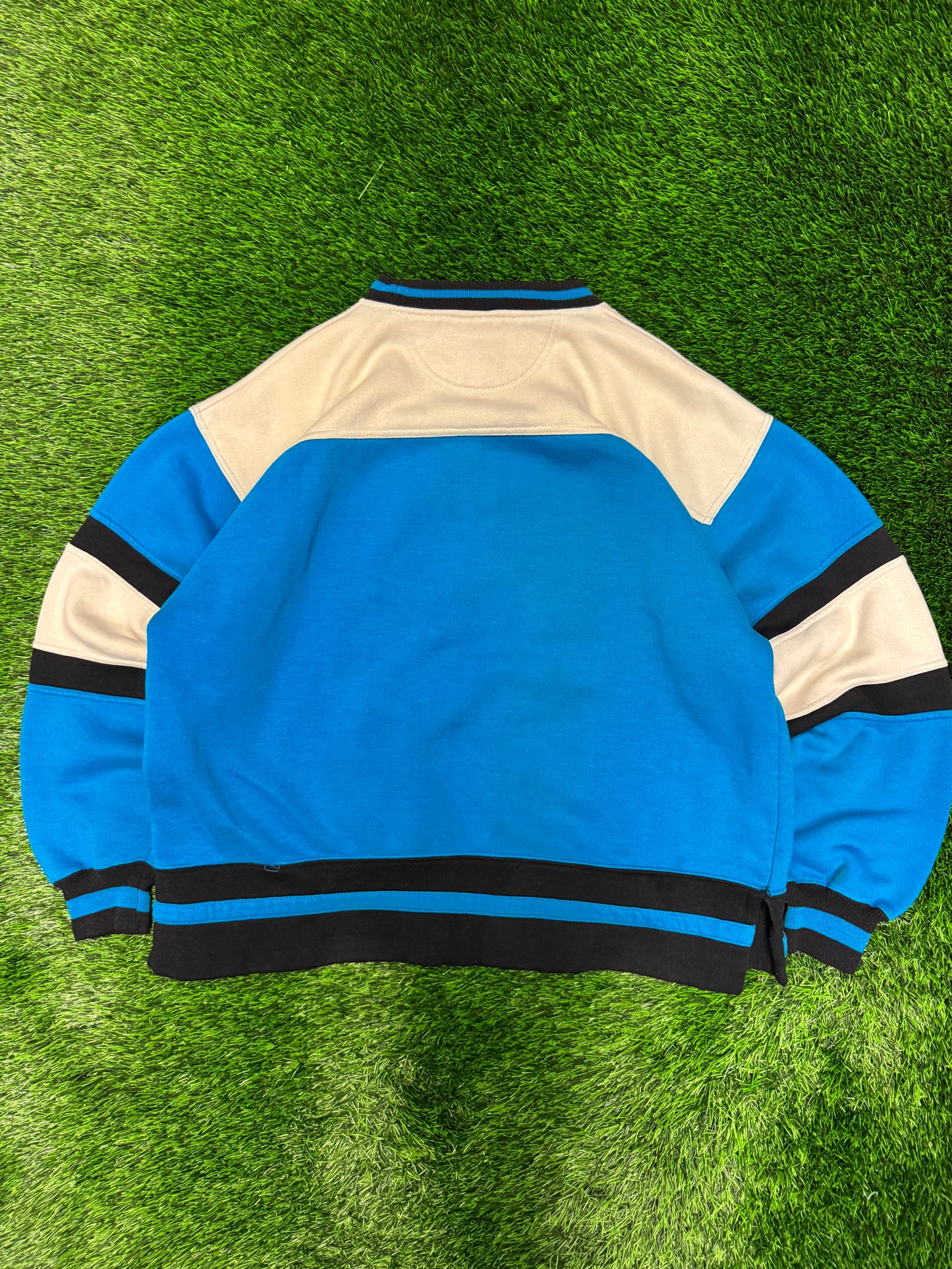 90s Panthers Pro Player Embroidered Boxy NFL Crewneck (XL)