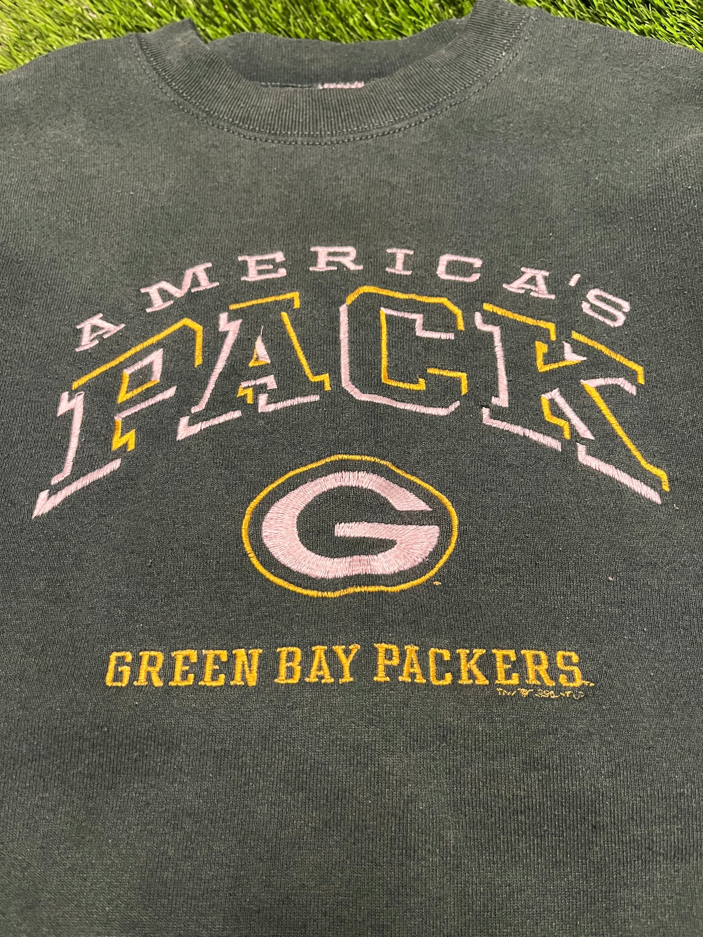 90s Green Bay Packers Americas Pack Crewneck (L)