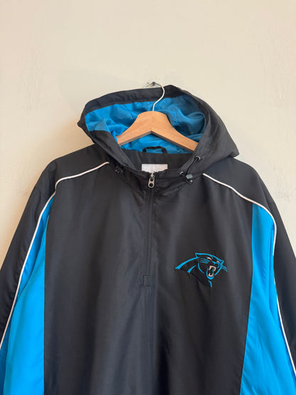 2010s Carolina Panthers Hooded NFL Windbreaker (XL)