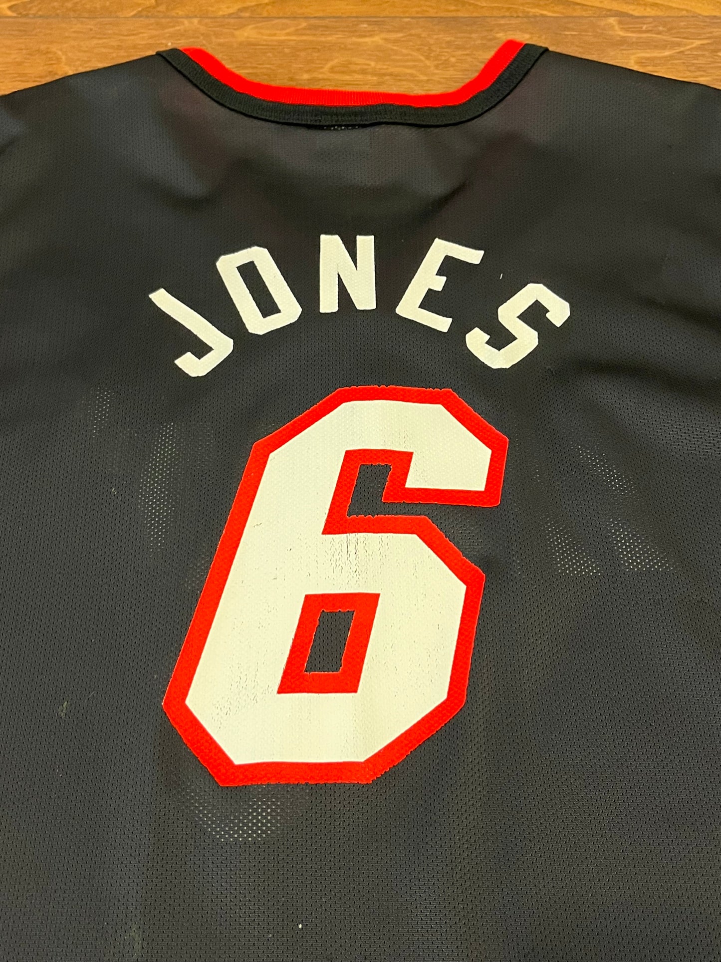 00s Miami Heat Eddie Jones #6 NBA Jersey (XXL)