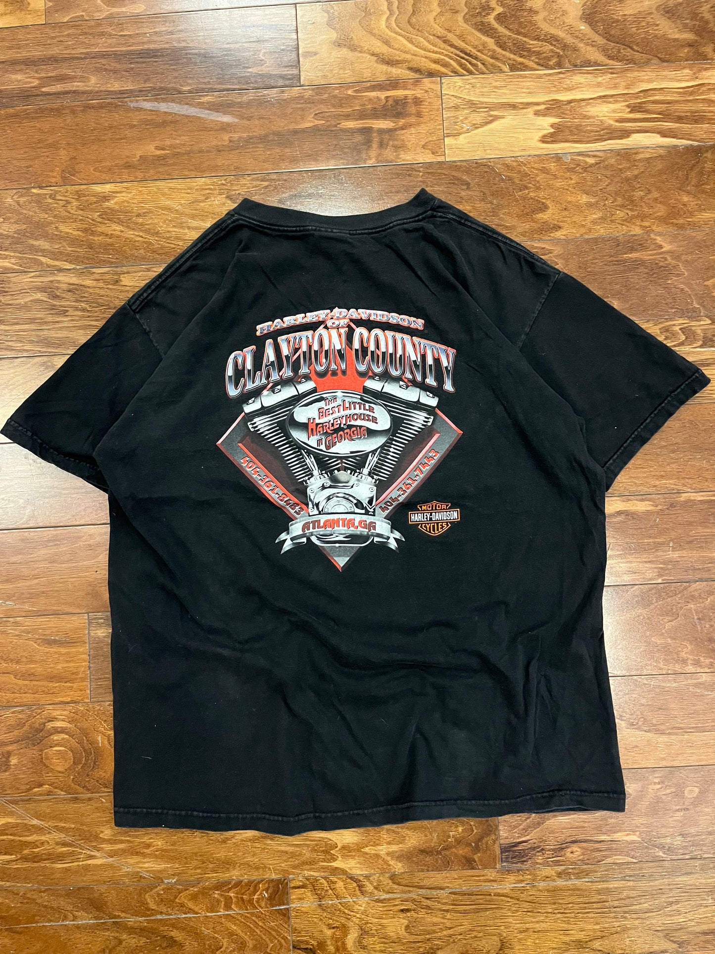 00s Harley Davidson Vintage Nature Atlanta Tee (XL)