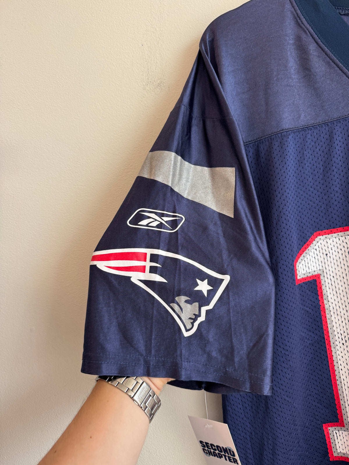 00s New England Patriots Tom Brady NFL Team Apparel Jersey (L)