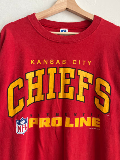 1995 Kansas City Chiefs Russell Pro Line Tee (XL)