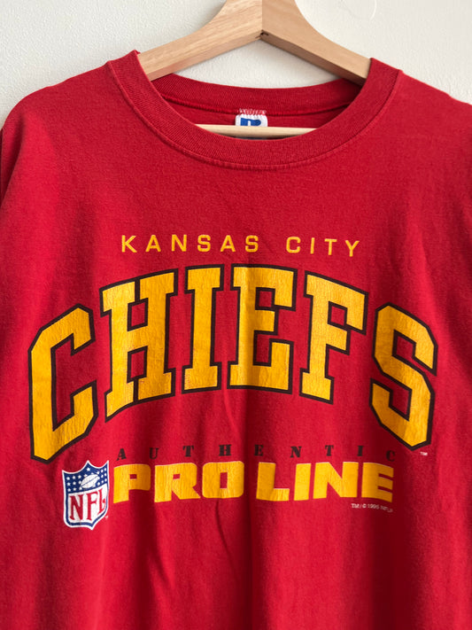 1995 Kansas City Chiefs Russell Pro Line Tee (XL)