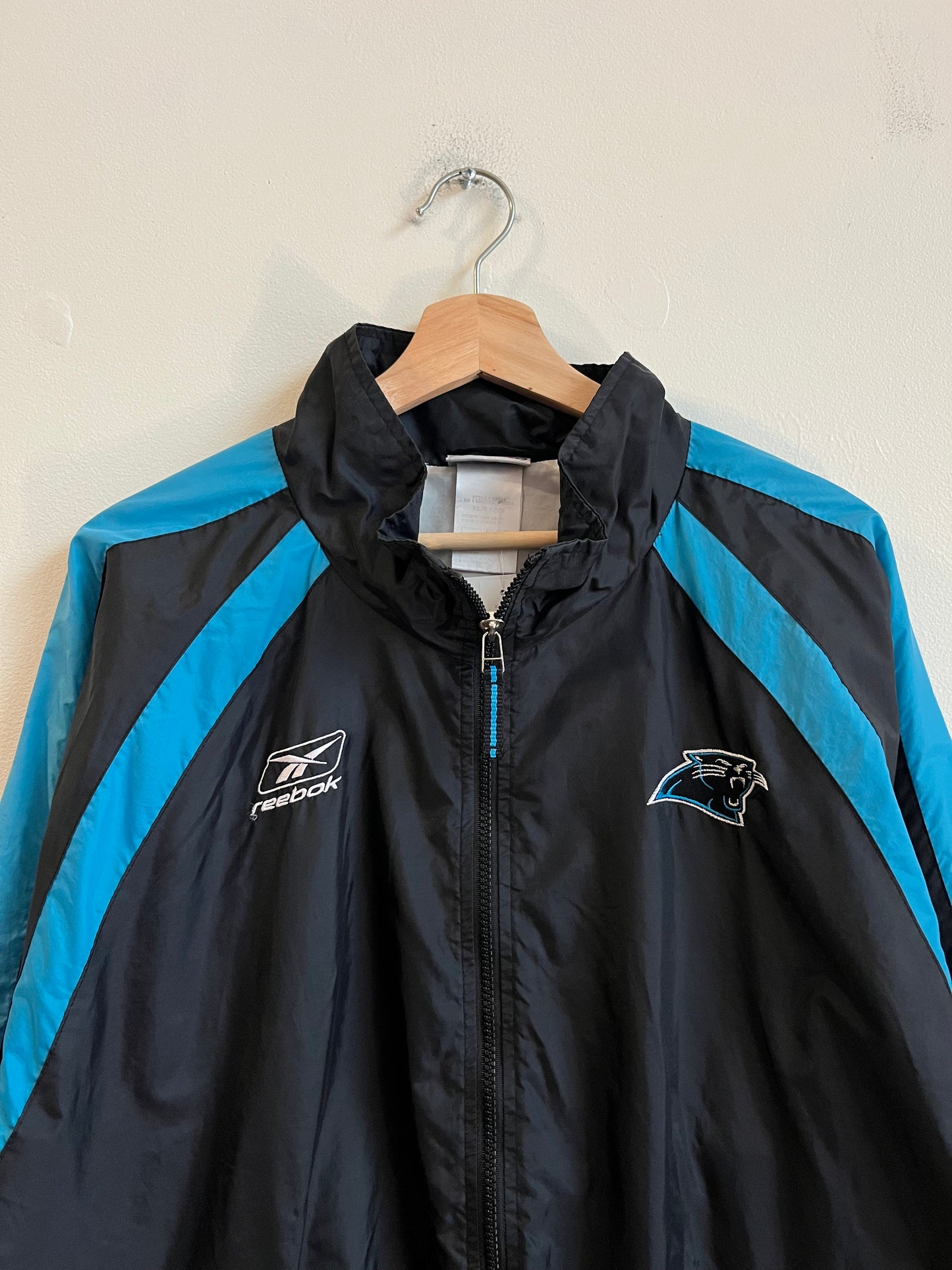 00s Carolina Panthers NFL Reebok Two Tone Windbreaker (XL)