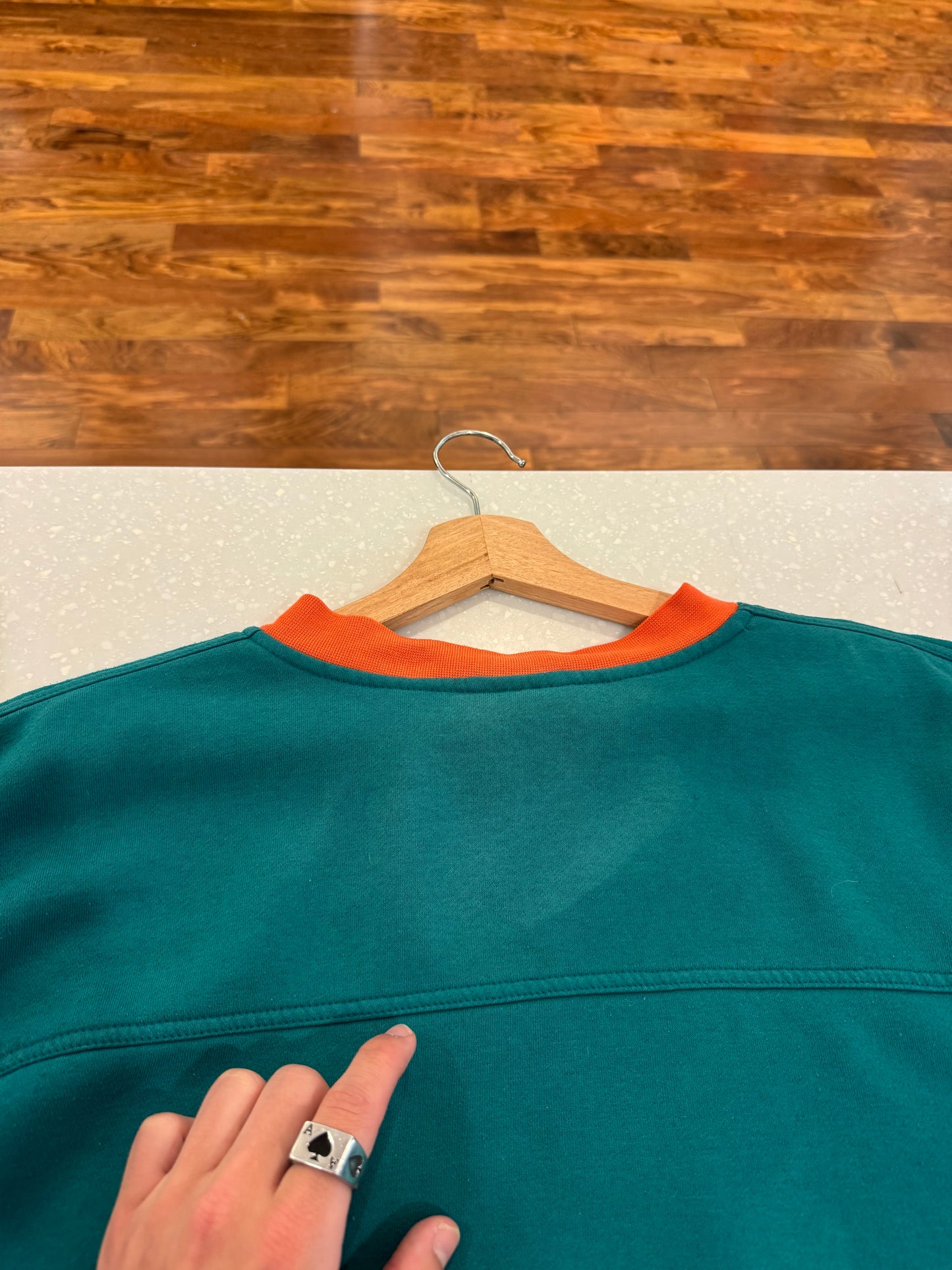90s Miami Dolphins Embroidered Lee Sports Crewneck (XL)