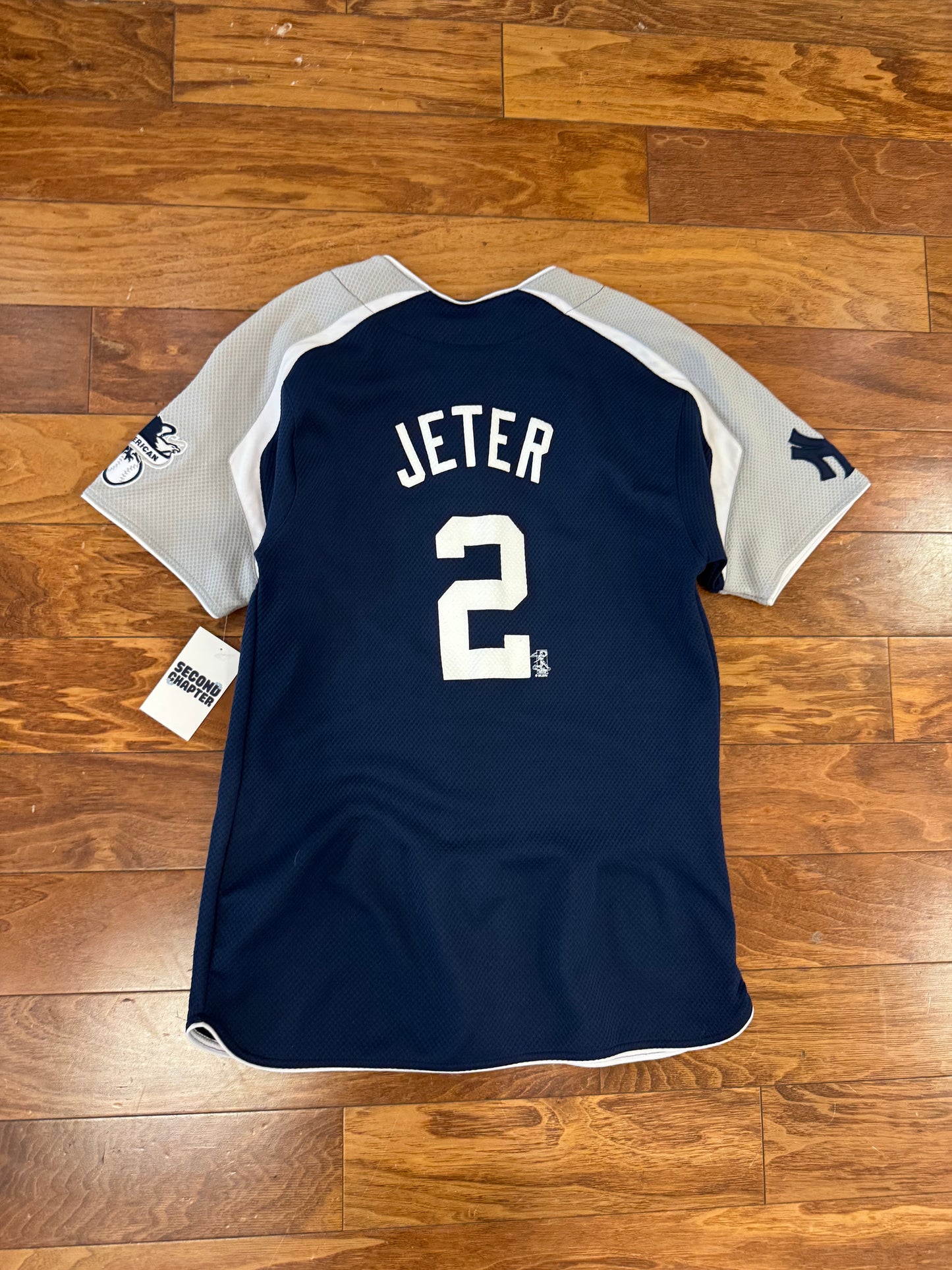 00s New York Yankees Derek Jeter Jersey (Youth L)