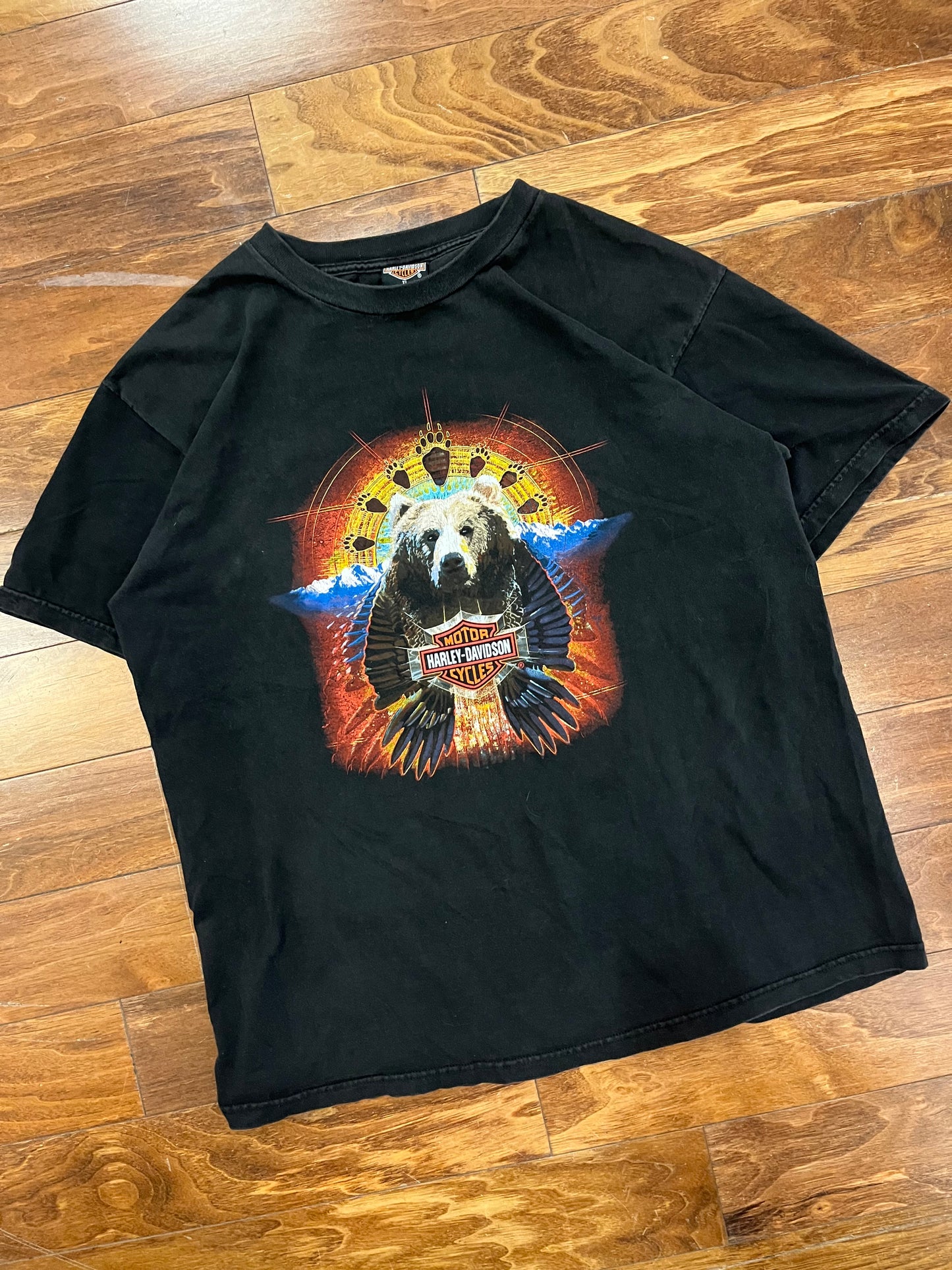 00s Harley Davidson Vintage Nature Atlanta Tee (XL)