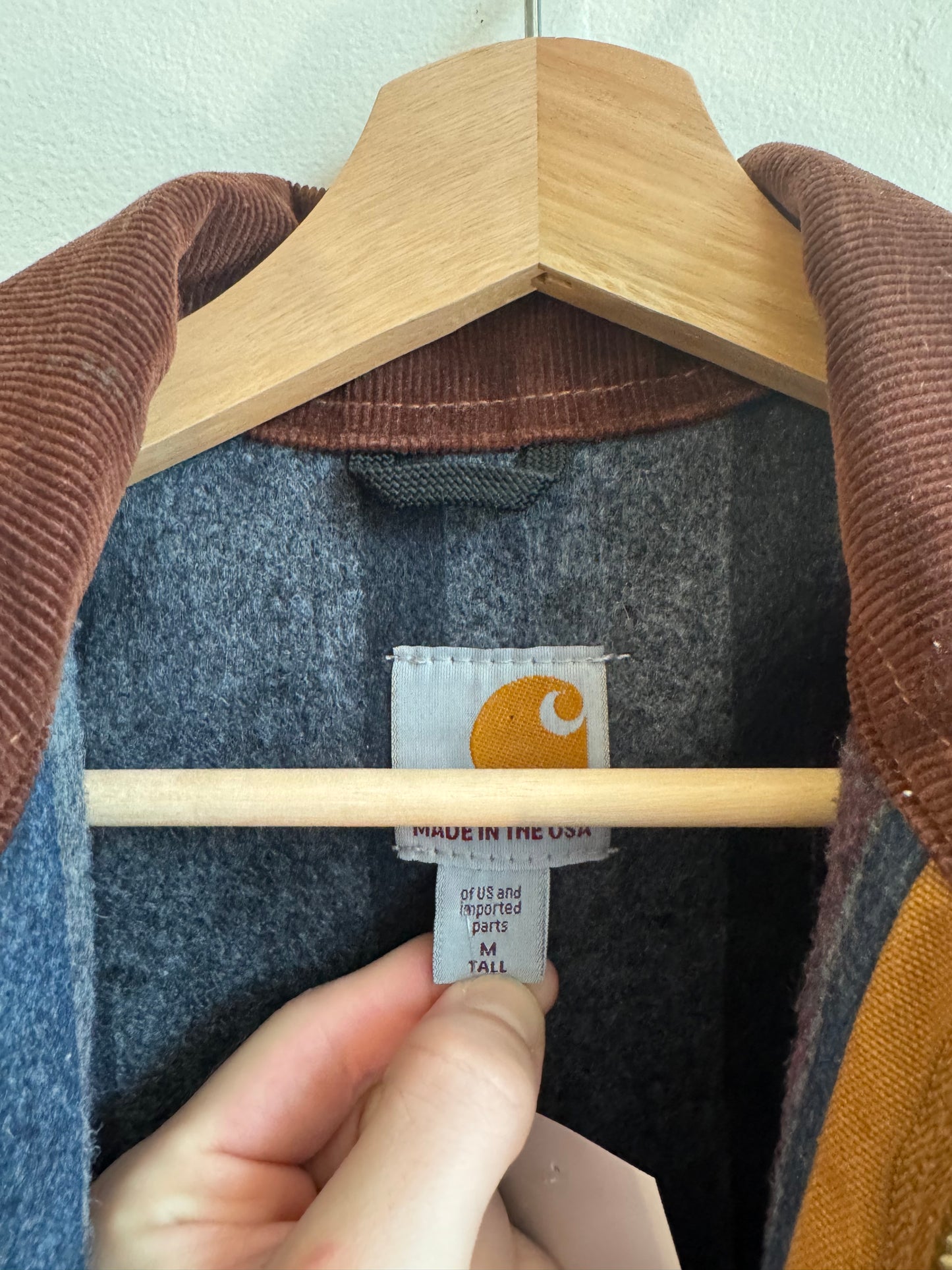 2018 Carhartt Tan Detriot Essential Jacket (M)