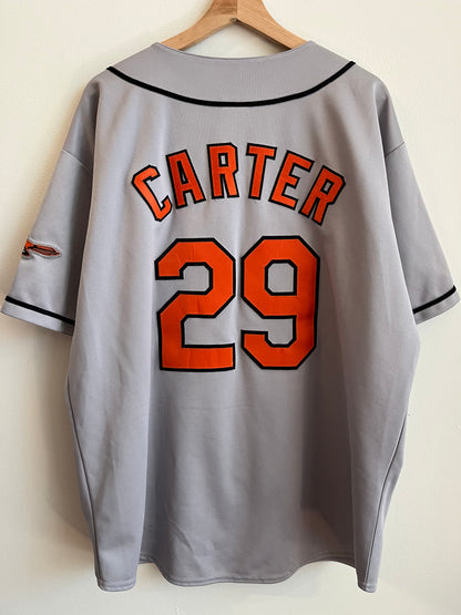 90s Baltimore Orioles Joe Carter Stitched MLB Jersey (XL)