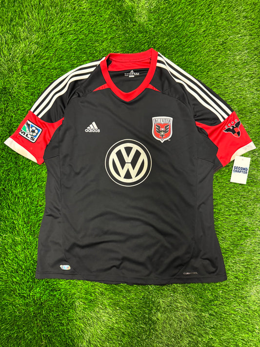 DC United MLS Dwayne De Rosario #7 Adidas Volkswagen Jersey 2011-12 Kit (XXL)