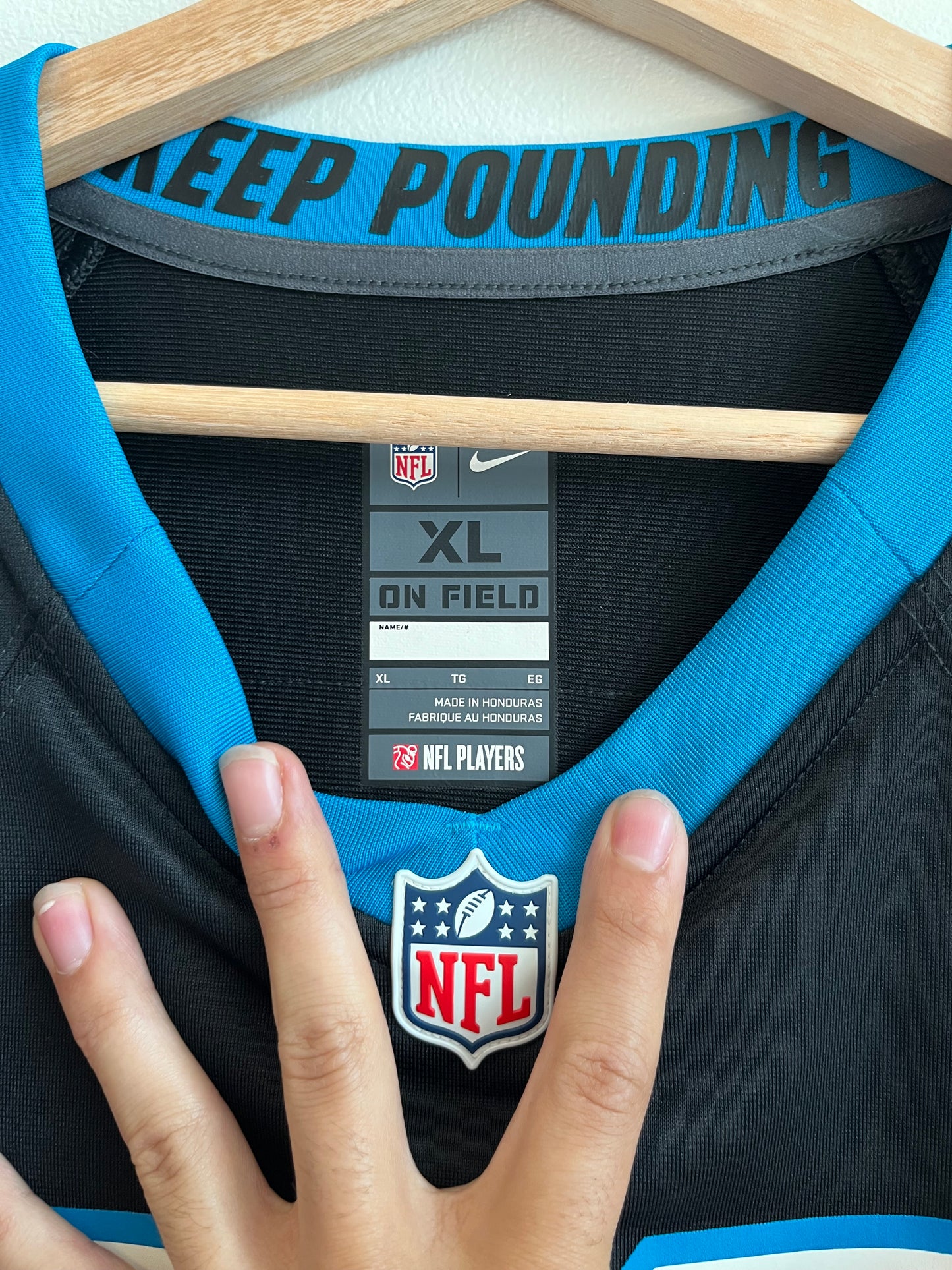 2020 Carolina Panthers Christian McCaffery Nike Home Jersey (XL)