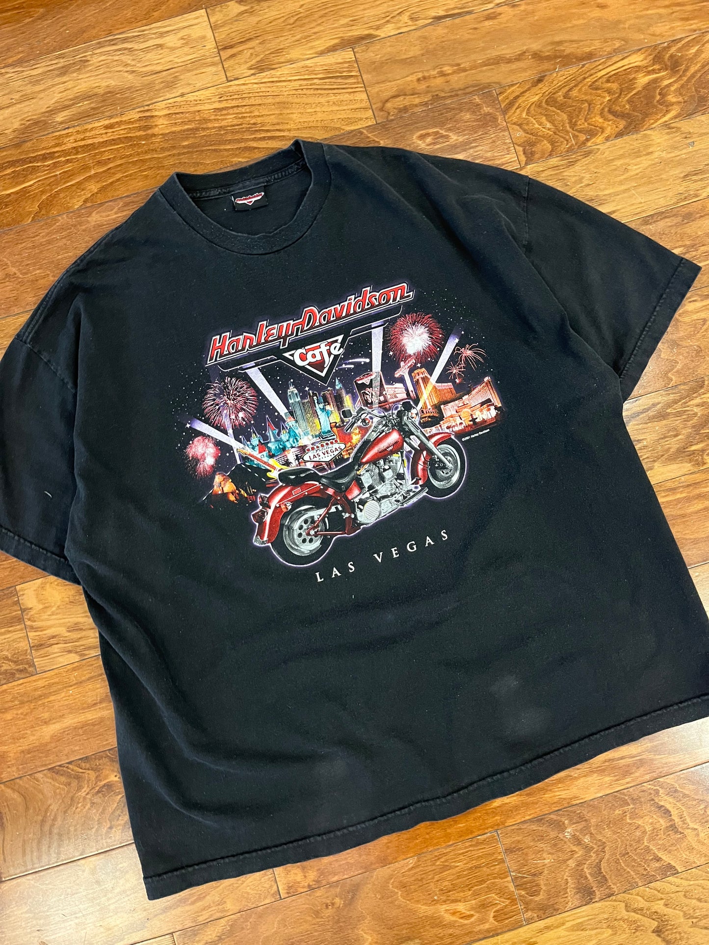 2001 Harley Davidson Cafe Las Vegas Tee (XXL)