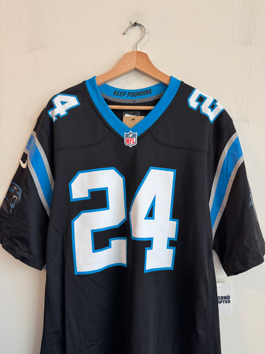 2025 Carolina Panthers Jonathan Brooks Deadstock Nike Home Jersey (L)
