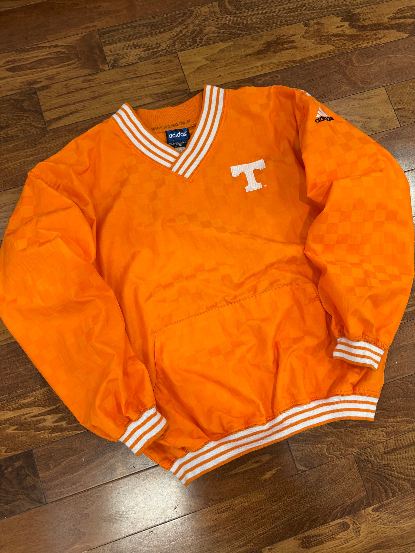 90s Adidas Tennessee Checkerboard Windbreaker (XL)