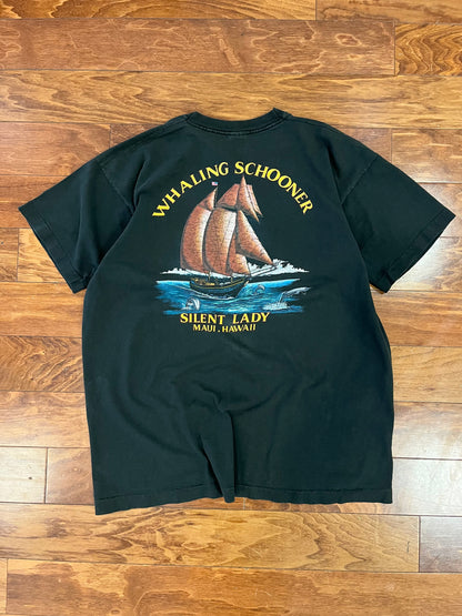 90s Maui Hawaii "Silent Lady" Tee (XL)