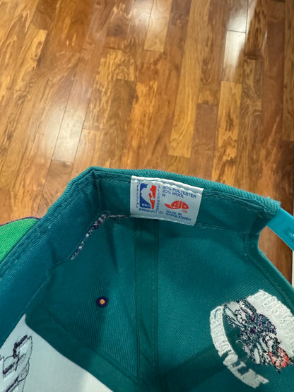 90s Charlotte Hornets Big Spell Out Hat (OS)