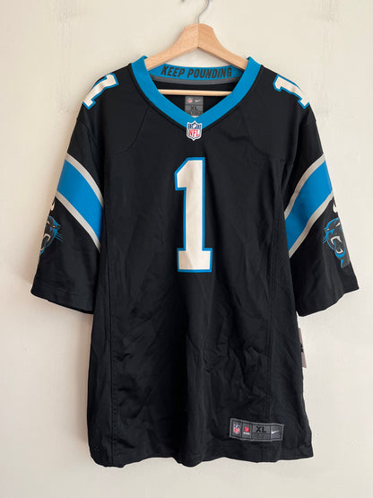 2010s Carolina Panthers Cam Newton Nike Home Jersey (XL)