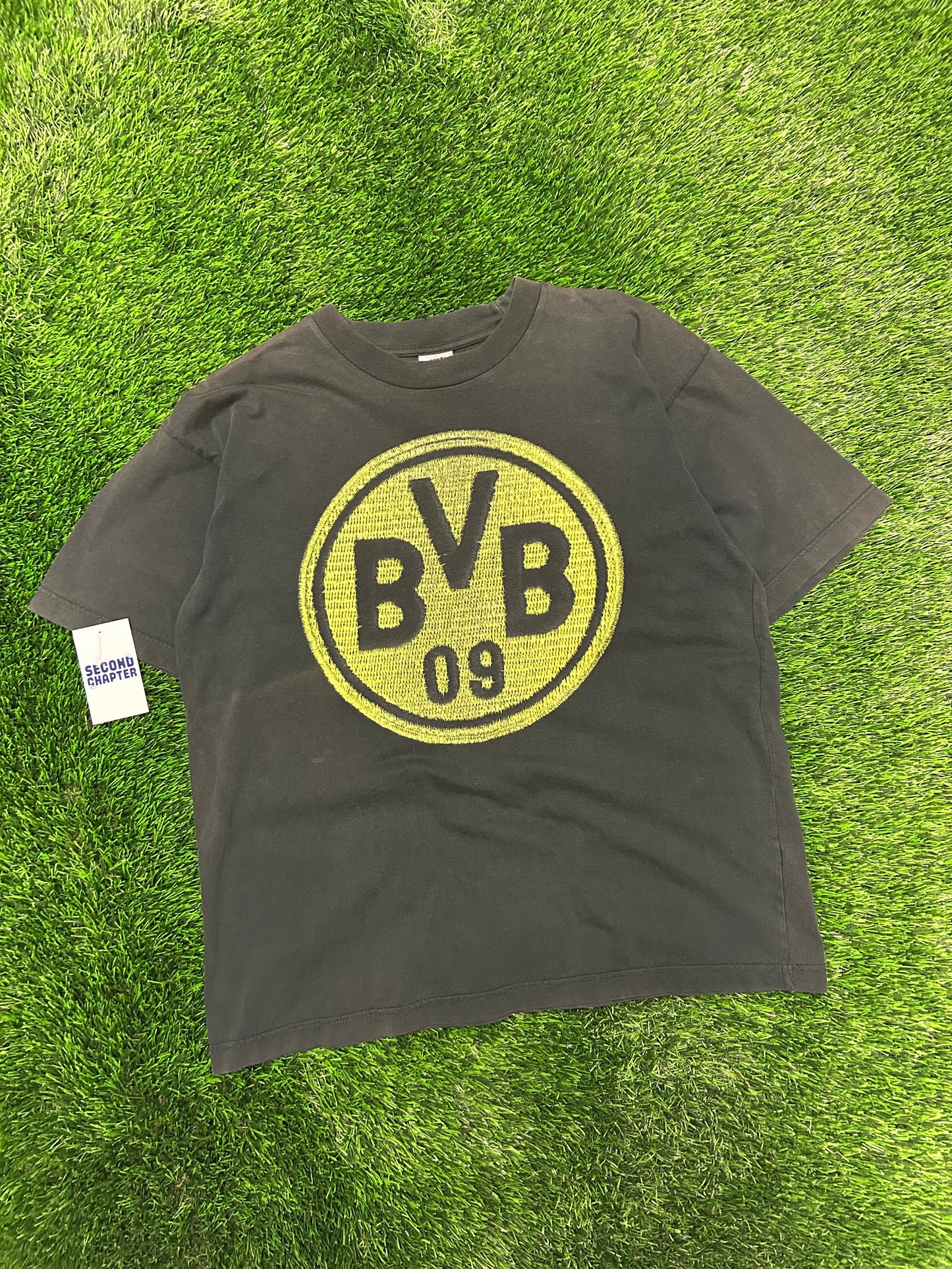 90s Vintage Nike Borussia Dortmund BVB Soccer Oversized Tee (M)