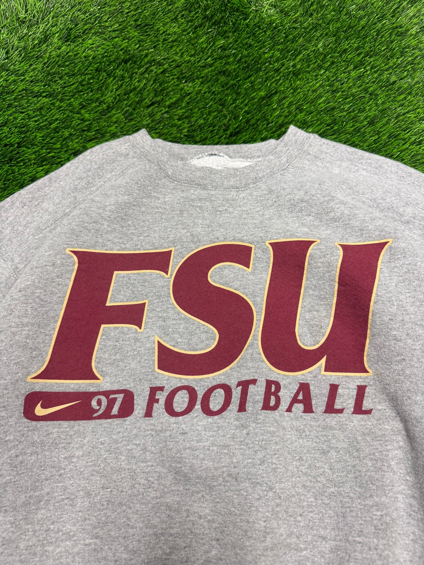 1997 Florida State University FSU Football Vintage Nike Crewneck (L)