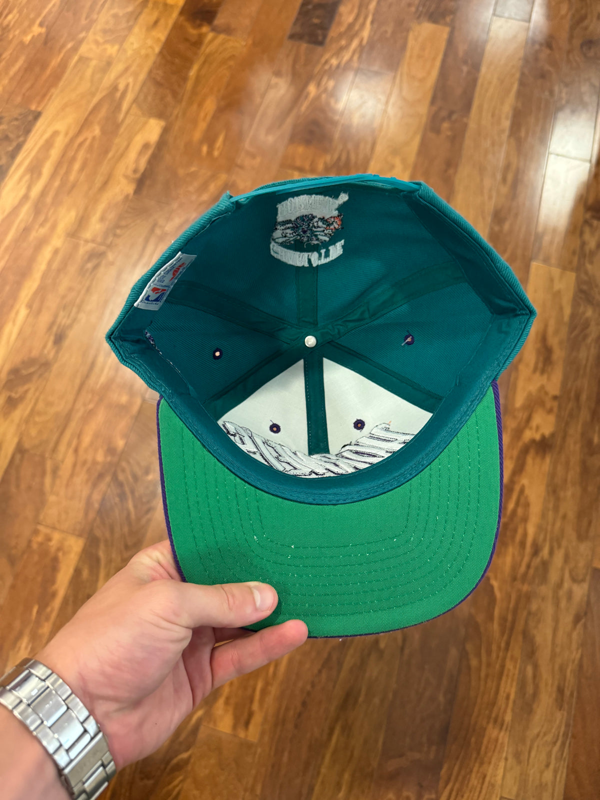 90s Charlotte Hornets Big Spell Out Hat (OS)