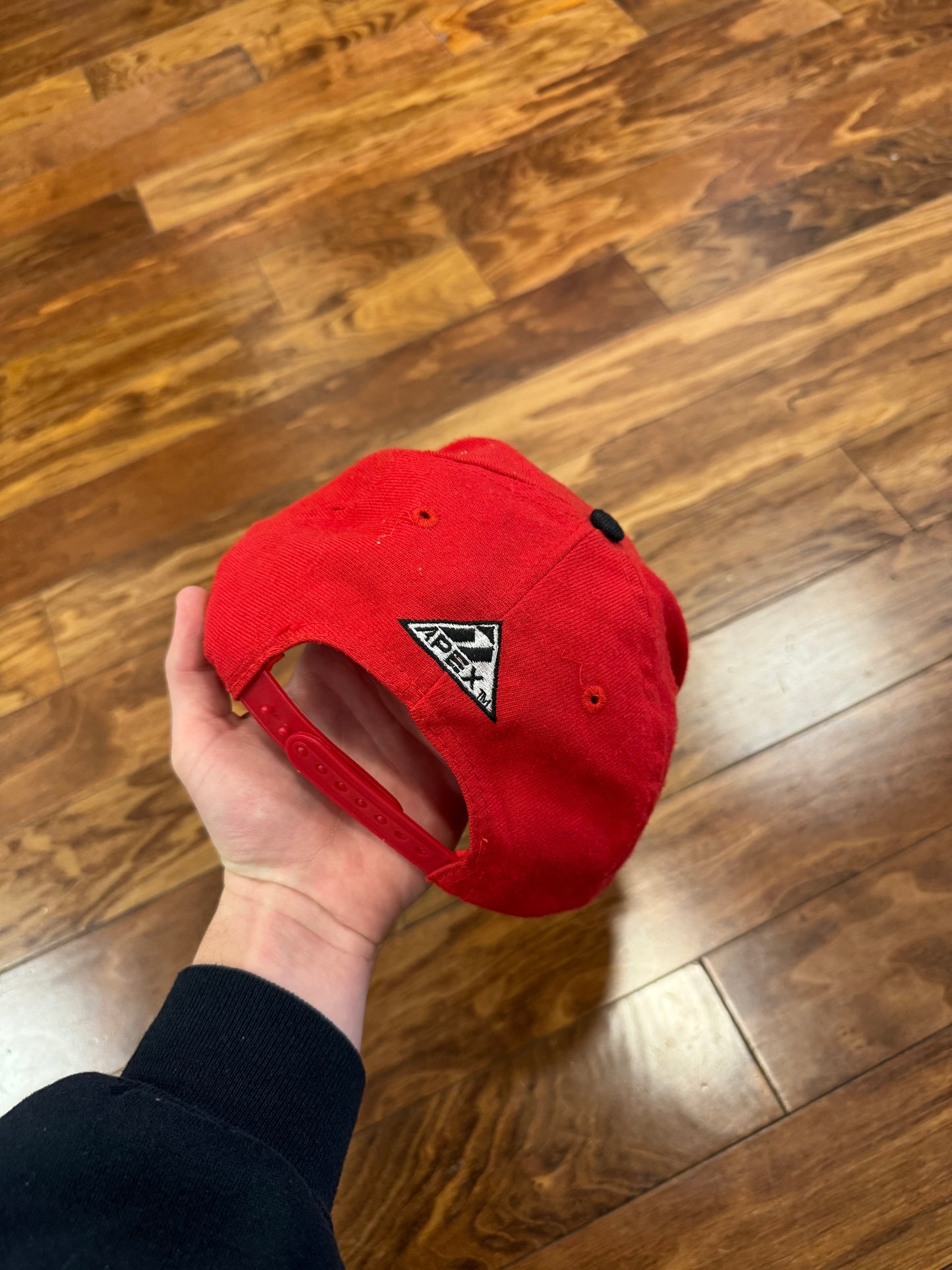 90s NC State Wolfpack Football Big Spell Out Apex Hat (OS)
