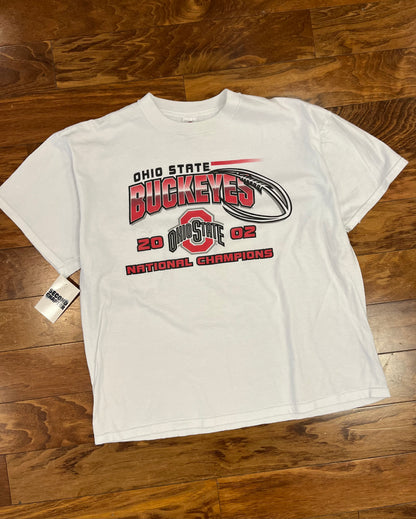 2002 Ohio State Buckeyes Spell Out Tee (XL)