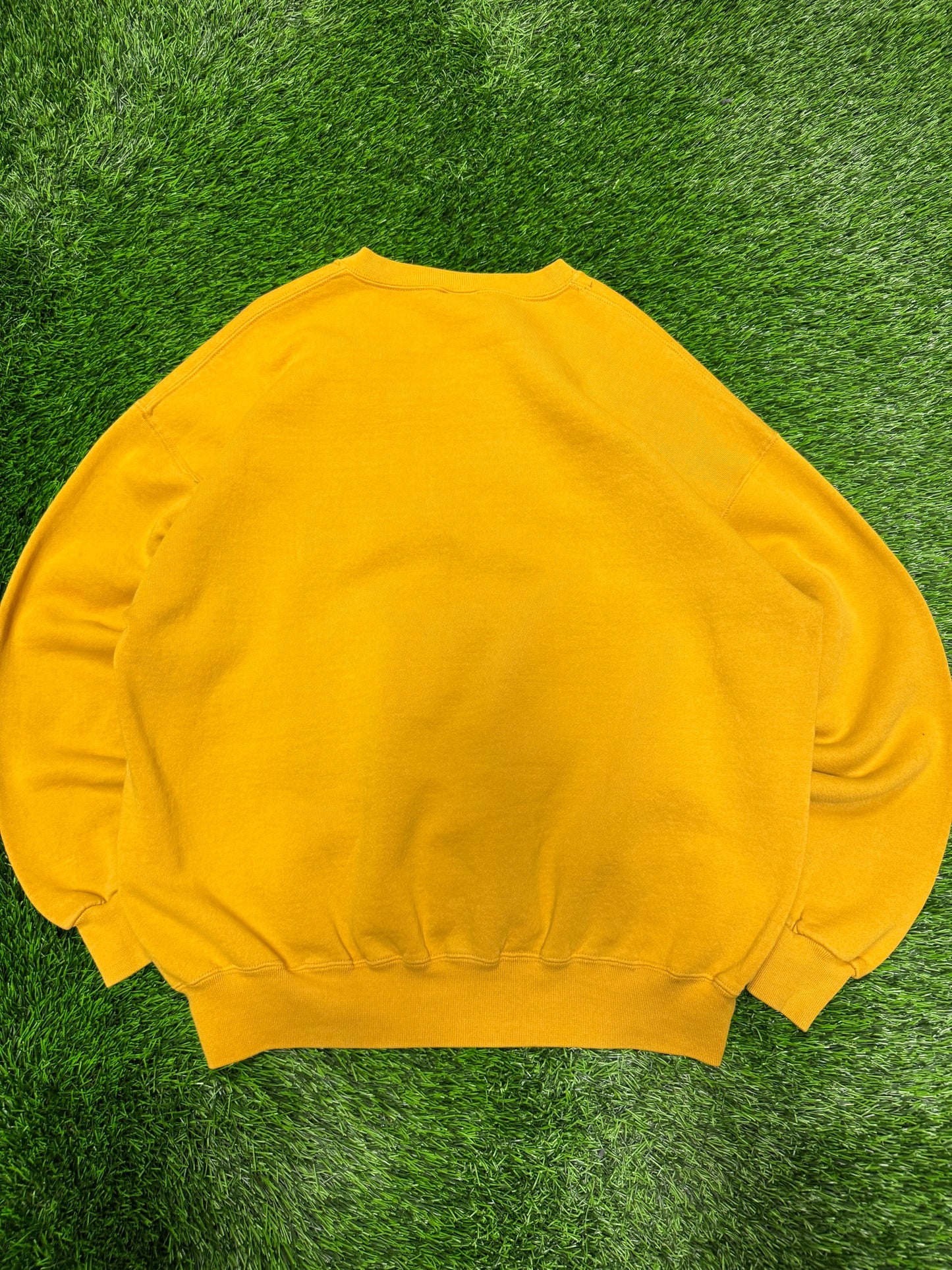 90s Russell Athletics Yellow Blank Crewneck (XXL)
