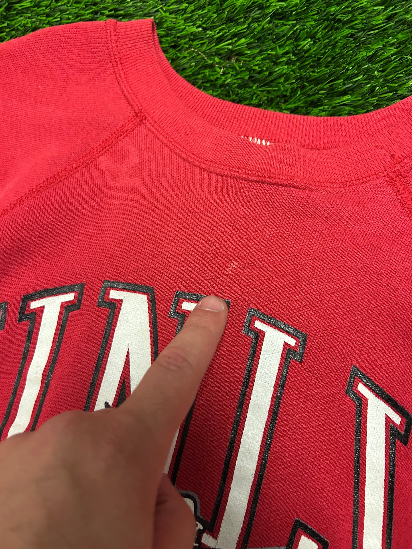 1990 University Of Nevada Las Vegas (UNLV) Mascot Vintage Graphic Crewneck (XL)