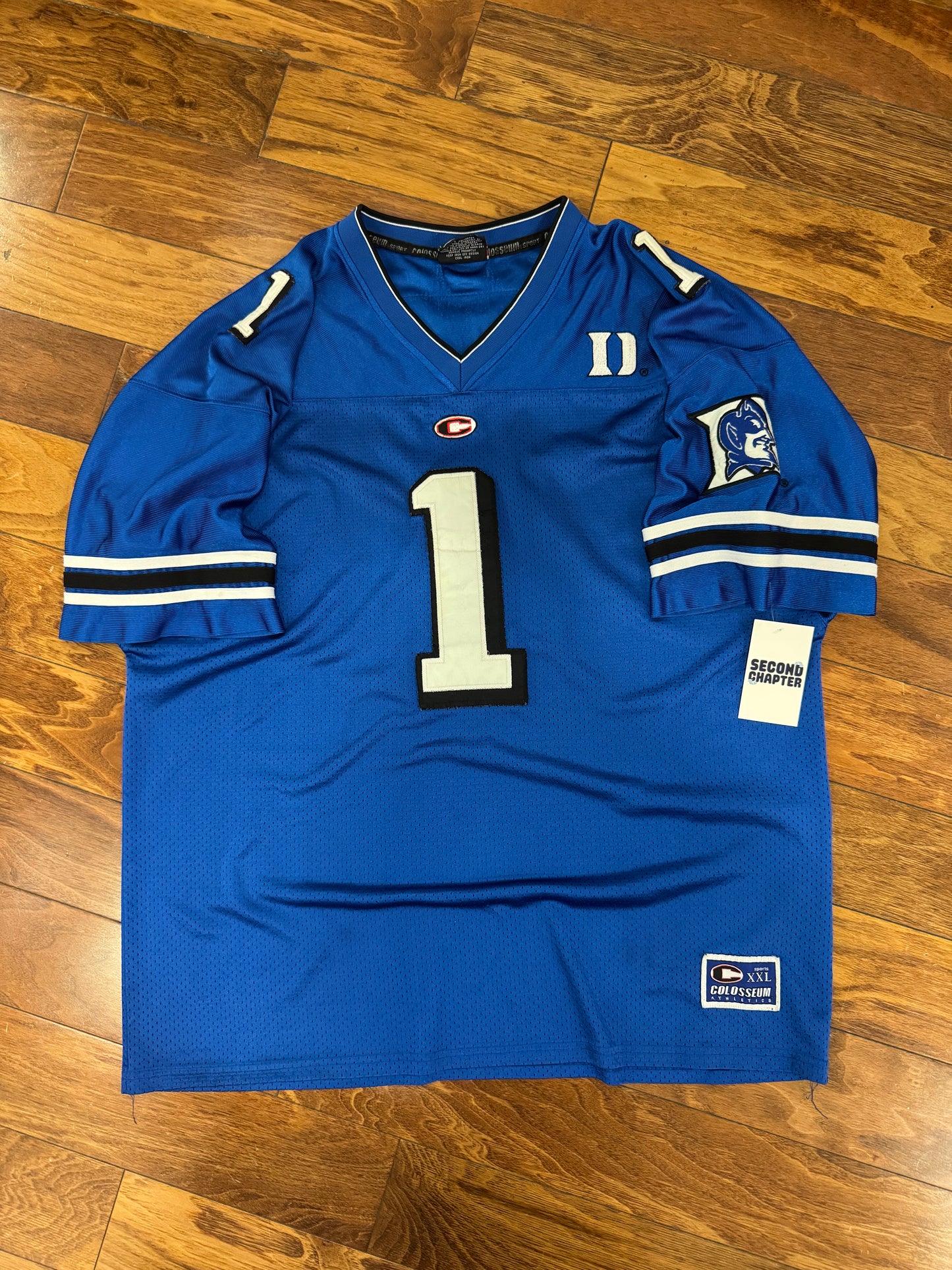 00s Duke University Colosseum Home Football Jersey (XL)