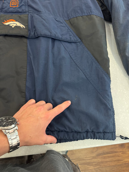 90s Denver Broncos Starter Puffer Jacket (L)
