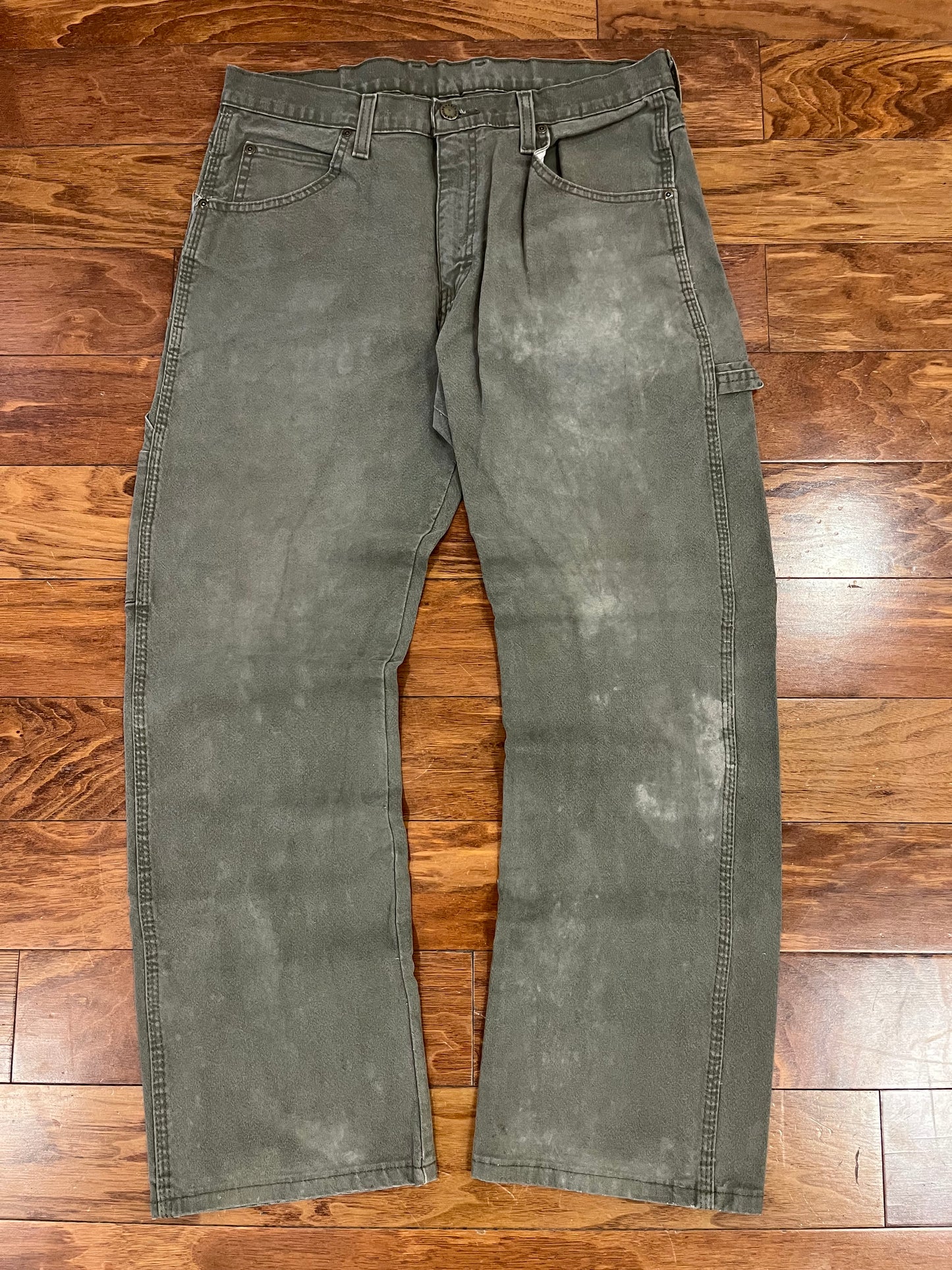 00s Dickies Faded Olive Green Pant (32x29)