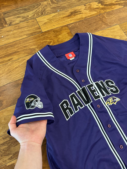 00s Baltimore Ravens Baseball Jersey (XL)