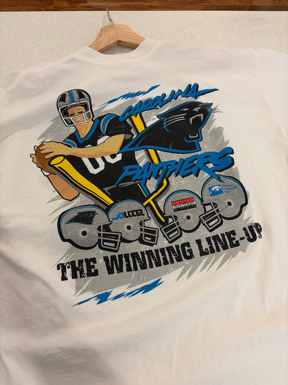 2000 Carolina Panthers vs Jacksonville Jaguars “The Winning Line-Up” Tee (XXL)