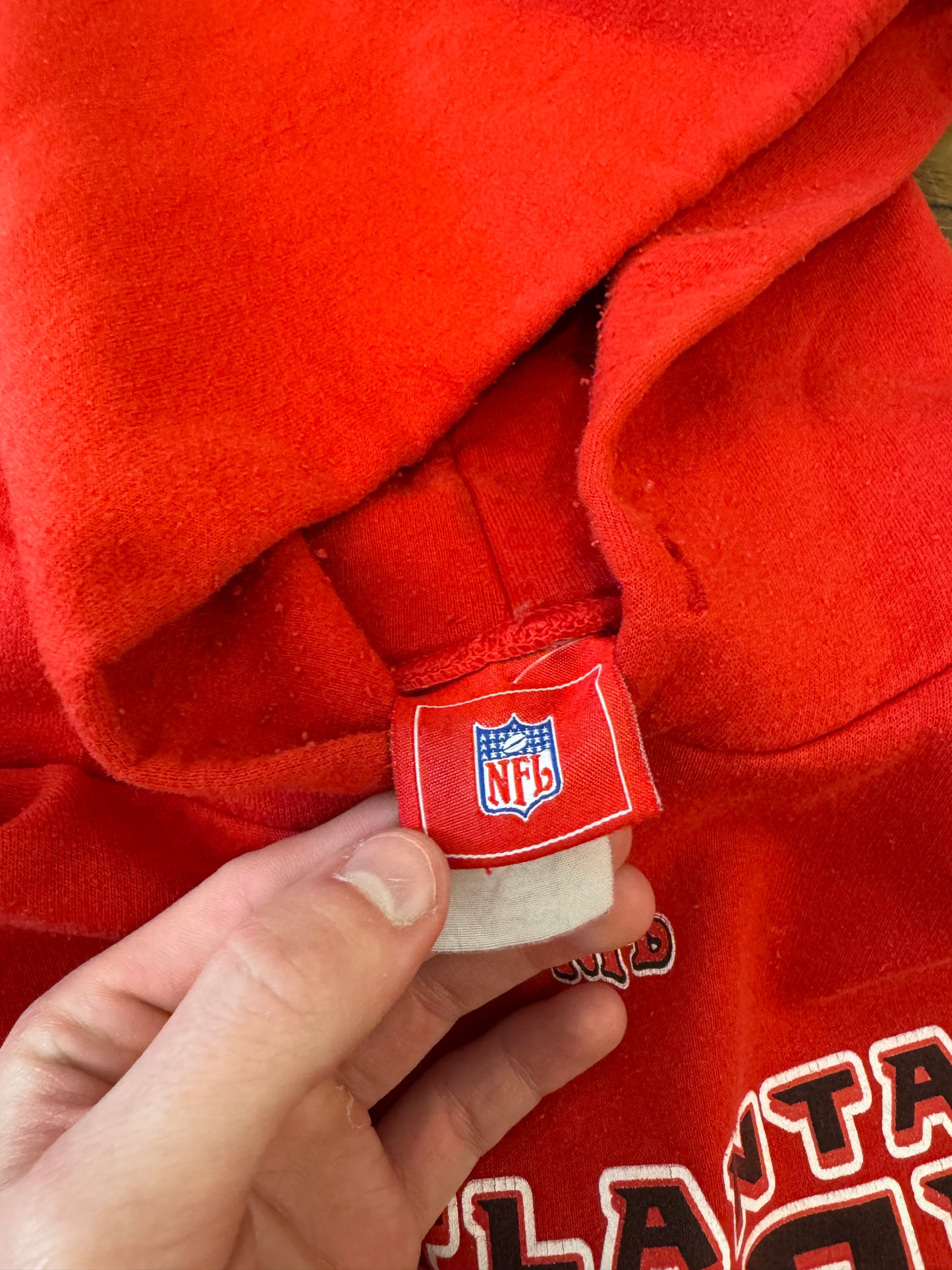 00s Atlanta Falcons Spell Out NFL Hoodie (XL)