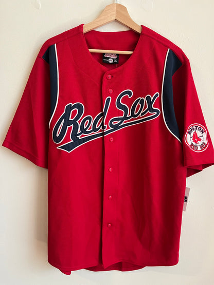 00s Boston Red Sox Stitches Baseball Jersey (M)