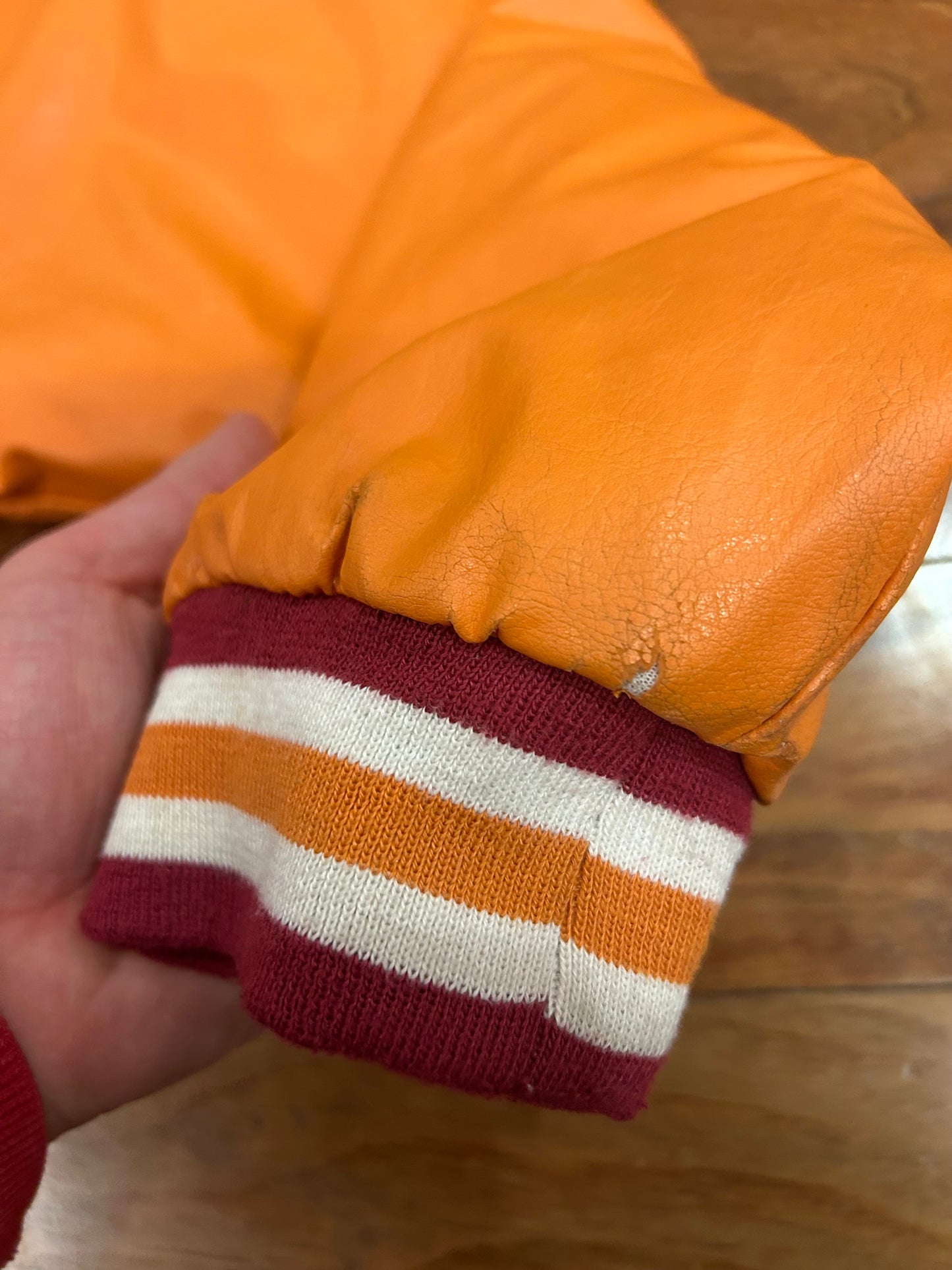 00s Virginia Tech S&B Leather Jacket (M)