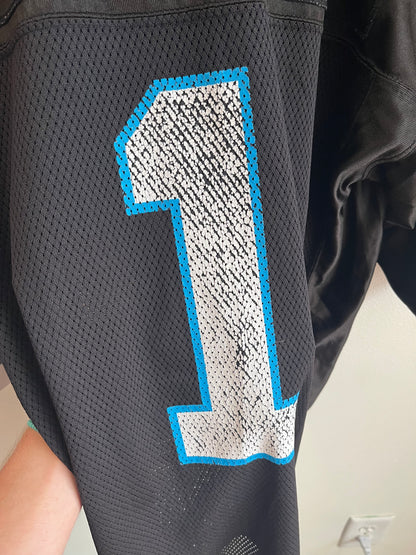 2011 Carolina Panthers Cam Newton Black NFL Jersey (M)