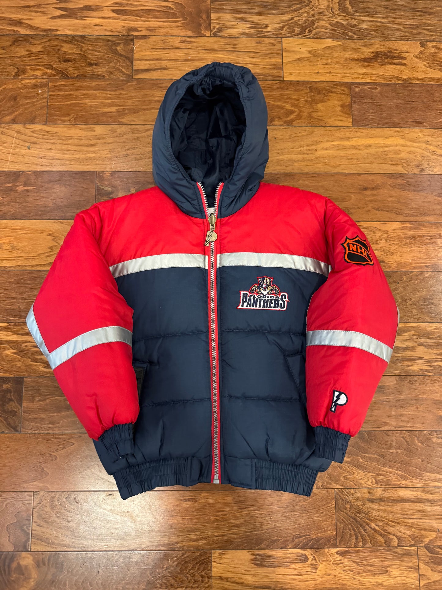 90s Florida Panthers Deadstock Puffer Jacket (Youth M)