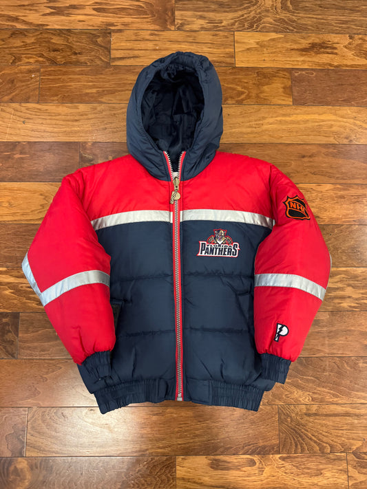 90s Florida Panthers Deadstock Puffer Jacket (Youth M)