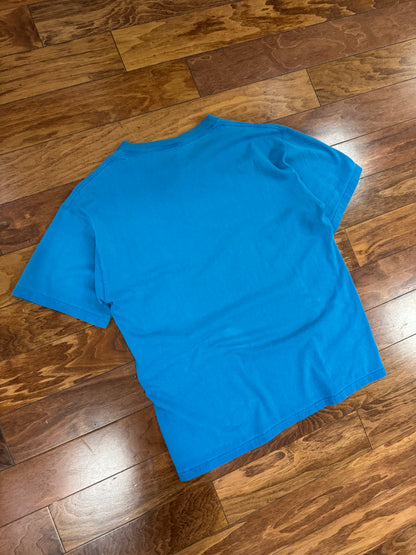 00s Carolina Panthers Blue Spell Out Tee (L)