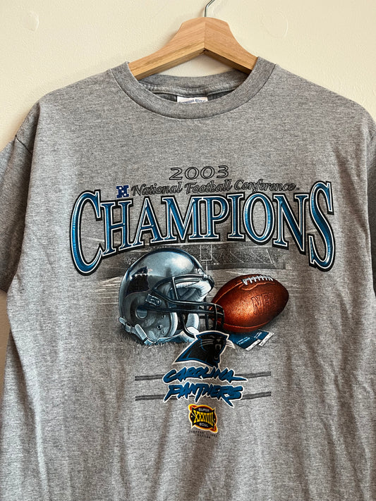 2003 Carolina Panthers Conference Champions Tee (M)