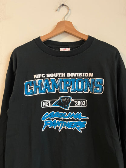 2003 Carolina Panthers South Division Champions Long Sleeve Shirt (M)