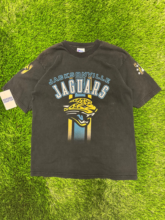 90s Jacksonville Jaguars Pro Player Double Sided Vintage Tee (M)