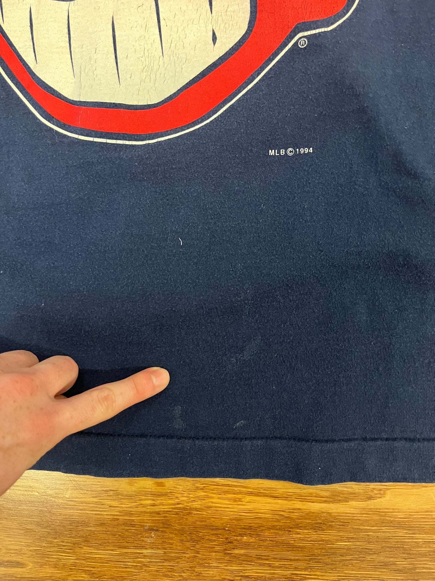 1994 Cleveland Indians Salem MLB Tee (XL)