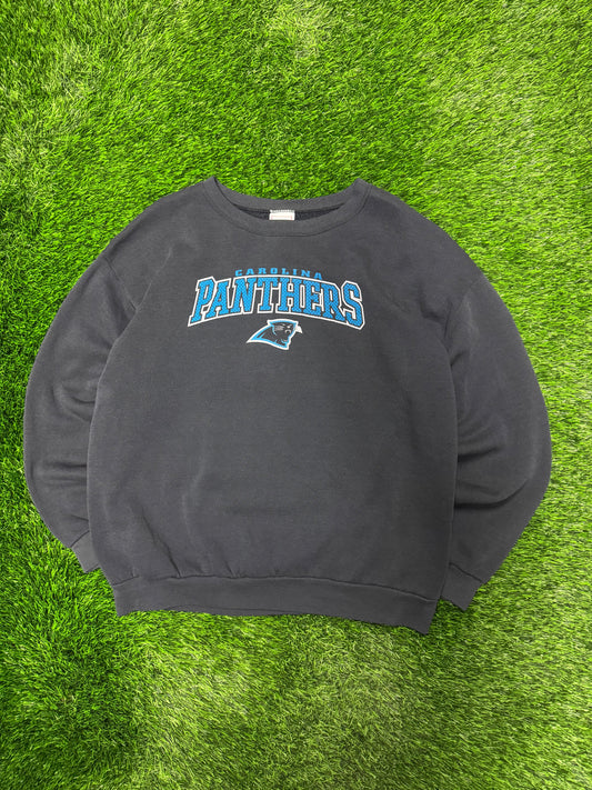 2002 Carolina Panthers Faded Vintage Crewneck (XL)