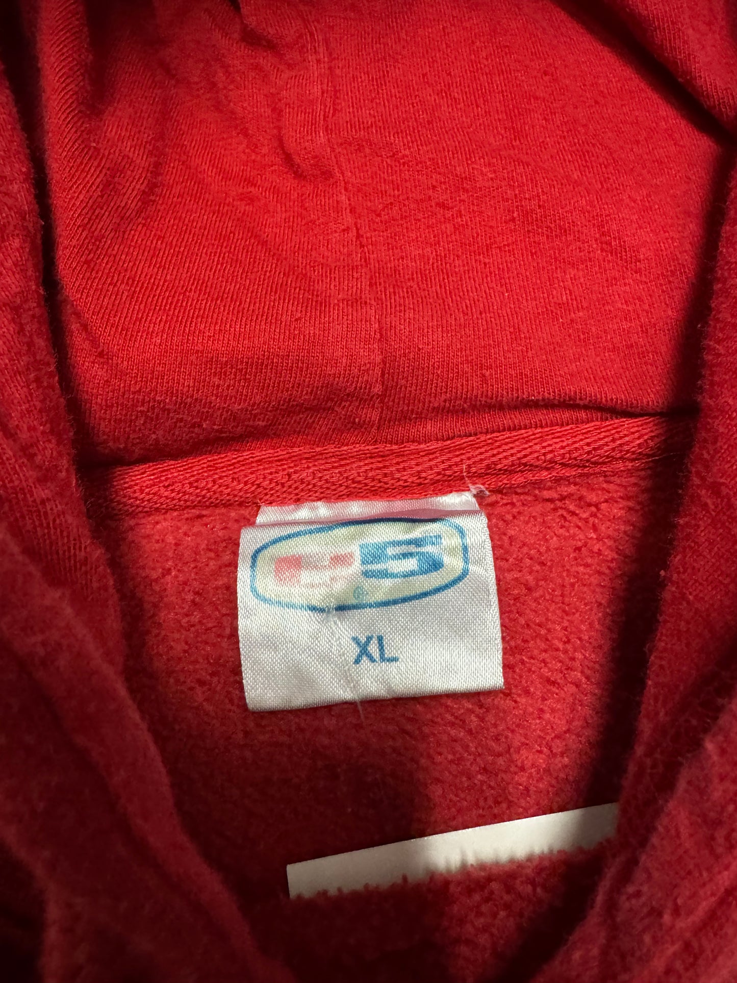 00s University of Oklahoma Spell Out Embroidered Hoodie (XL)